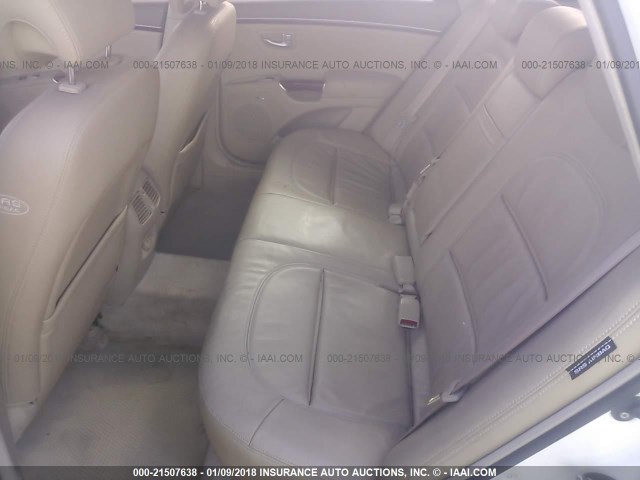 KMHFC46F38A274427 - 2008 HYUNDAI AZERA SE/LIMITED WHITE photo 8