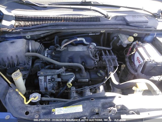 2D8HN44HX8R634172 - 2008 DODGE GRAND CARAVAN SE BLUE photo 10