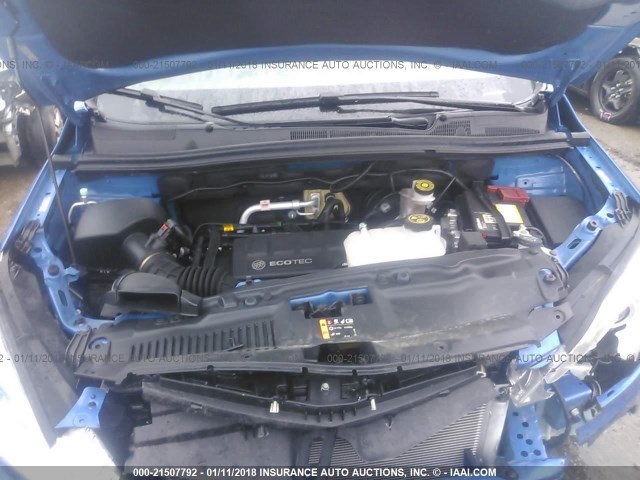 KL4CJBSB9GB661202 - 2016 BUICK ENCORE CONVENIENCE 蓝色 照片 10