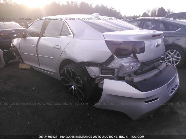 1G11C5SL5FF351775 - 2015 CHEVROLET MALIBU 1LT SILVER photo 3