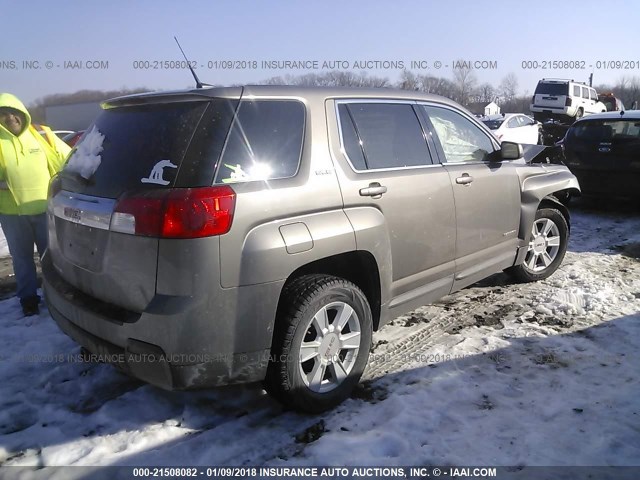 2CTALMEC5B6461151 - 2011 GMC TERRAIN SLE GRAY photo 4