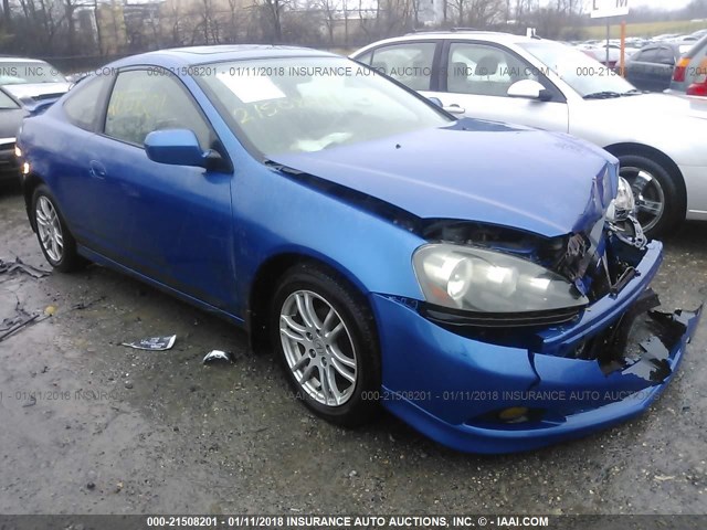 JH4DC54876S003544 - 2006 ACURA RSX BLUE photo 1