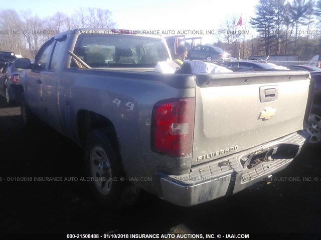 1GCEK19C19Z101575 - 2009 CHEVROLET SILVERADO K1500 GRAY photo 3