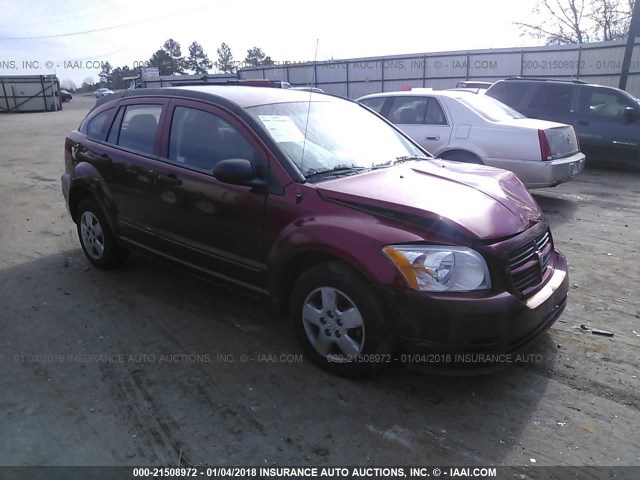 1B3HB28B78D586331 - 2008 DODGE CALIBER RED photo 1