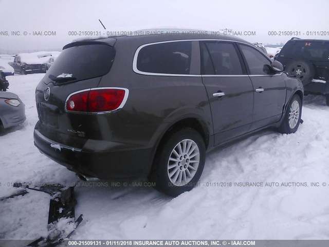 5GAEV23D99J137738 - 2009 BUICK ENCLAVE CXL ყავისფერი ფოტო 4