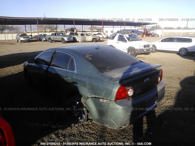 1G1ZH57B19F151257 - 2009 CHEVROLET MALIBU 1LT 绿色 照片 3