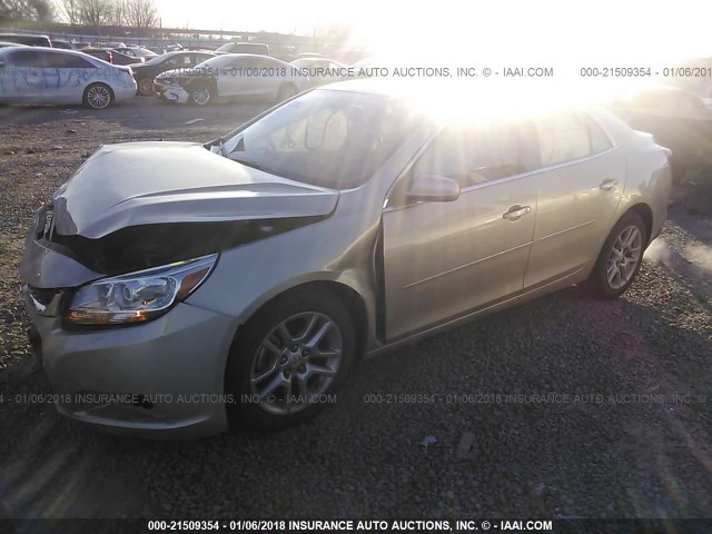 1G11C5SL8FF256580 - 2015 CHEVROLET MALIBU 1LT 棕色 照片 2