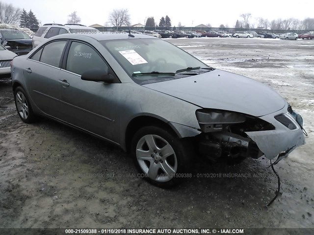 1G2ZG57B084103869 - 2008 PONTIAC G6 SE GRAY photo 1