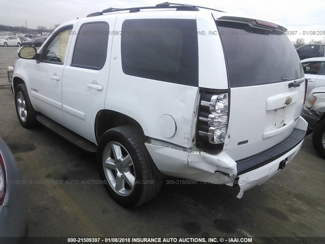 1GNFC130X7J340545 - 2007 CHEVROLET TAHOE C1500 WHITE photo 3