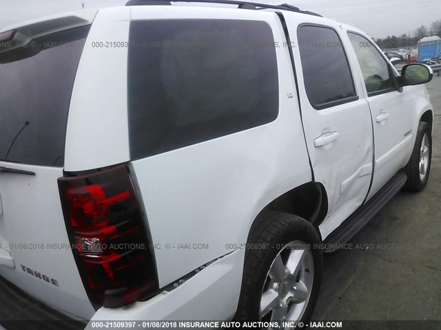 1GNFC130X7J340545 - 2007 CHEVROLET TAHOE C1500 WHITE photo 6