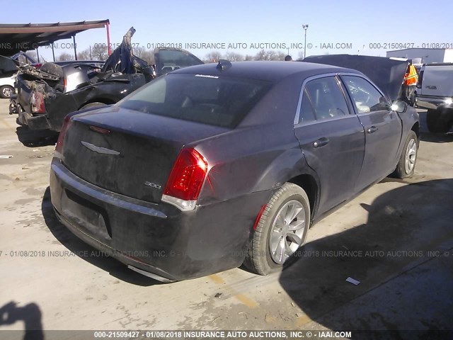 2C3CCAAG2FH930285 - 2015 CHRYSLER 300 LIMITED GRAY photo 4