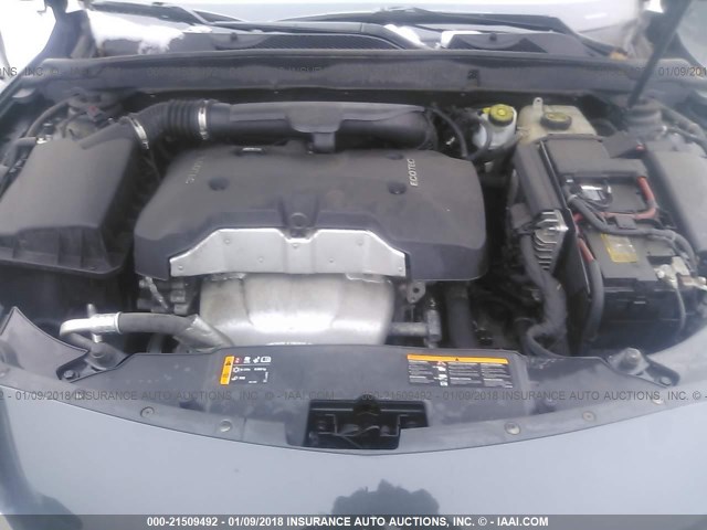 1G11H5SL4EF234527 - 2014 CHEVROLET MALIBU LTZ შავი ფოტო 10