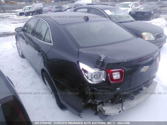 1G11H5SL4EF234527 - 2014 CHEVROLET MALIBU LTZ შავი ფოტო 3