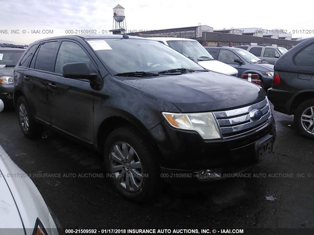 2FMDK49C37BB61091 - 2007 FORD EDGE SEL PLUS BLACK photo 1