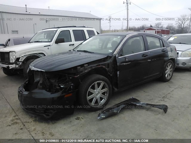 1C3LC56D69N521739 - 2009 CHRYSLER SEBRING TOURING/LIMITED BLACK photo 2