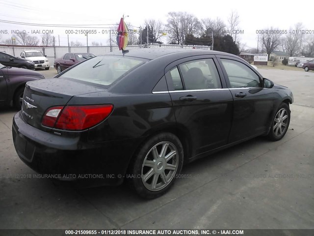 1C3LC56D69N521739 - 2009 CHRYSLER SEBRING TOURING/LIMITED BLACK photo 4