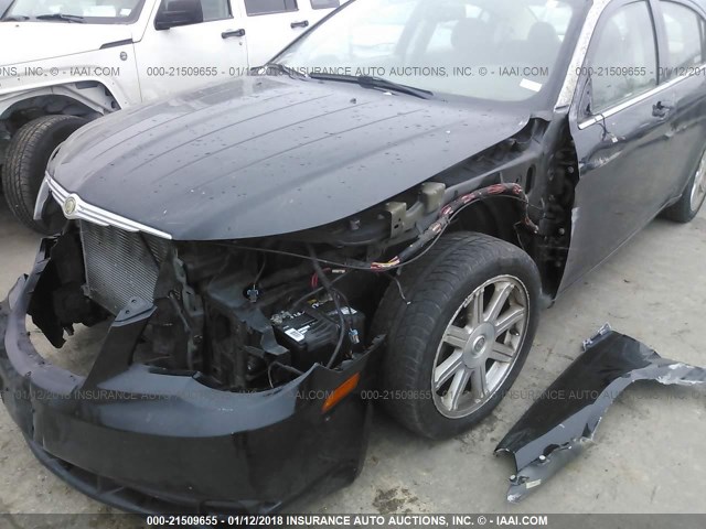 1C3LC56D69N521739 - 2009 CHRYSLER SEBRING TOURING/LIMITED BLACK photo 6