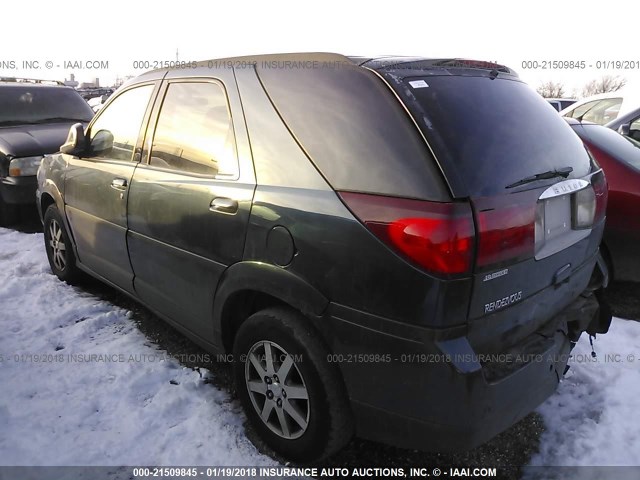 3G5DA03E84S525691 - 2004 BUICK RENDEZVOUS CX/CXL Dark Blue photo 3