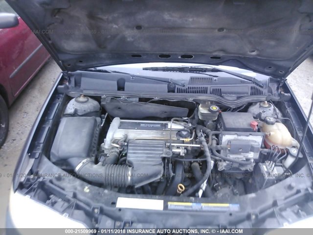 1G8AL52F04Z103246 - 2004 SATURN ION LEVEL 3 BLACK photo 10