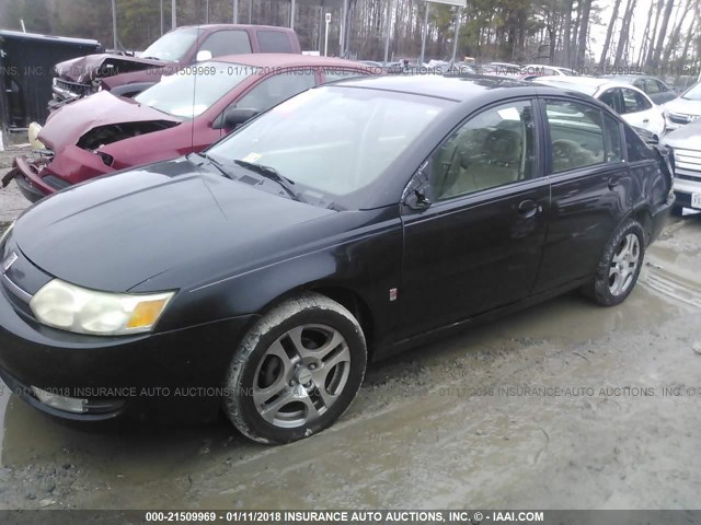 1G8AL52F04Z103246 - 2004 SATURN ION LEVEL 3 BLACK photo 2