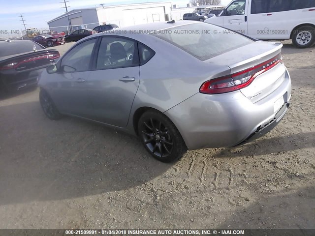 1C3CDFAA6GD732913 - 2016 DODGE DART SE SILVER photo 3