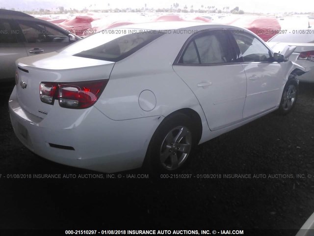 1G11A5SAXDF230211 - 2013 CHEVROLET MALIBU LS 白色 照片 4