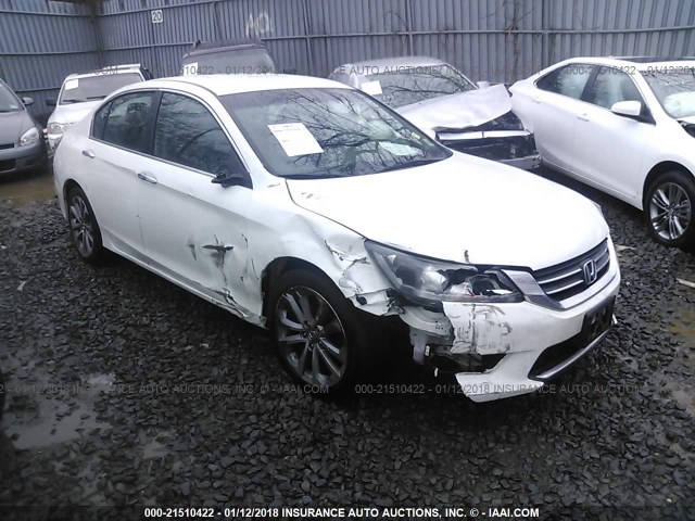 1HGCR2F51DA045175 - 2013 HONDA ACCORD SPORT WHITE photo 1