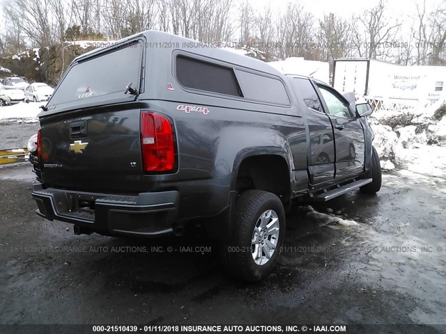 1GCHTCEN4H1207013 - 2017 CHEVROLET COLORADO LT GRAY photo 4