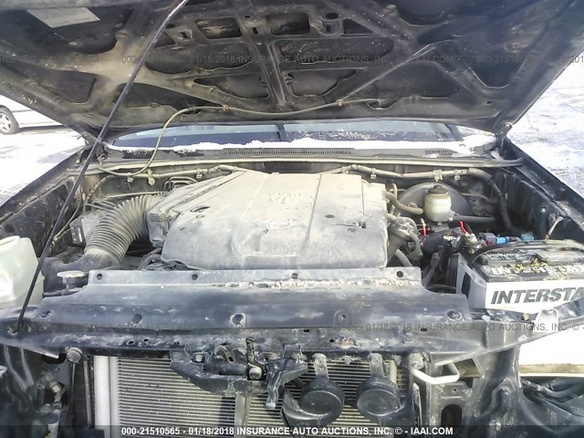 5TEUU42N55Z093837 - 2005 TOYOTA TACOMA ACCESS CAB Schwarz Foto 10