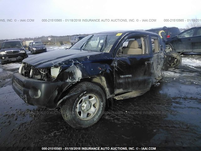 5TEUU42N55Z093837 - 2005 TOYOTA TACOMA ACCESS CAB Schwarz Foto 2