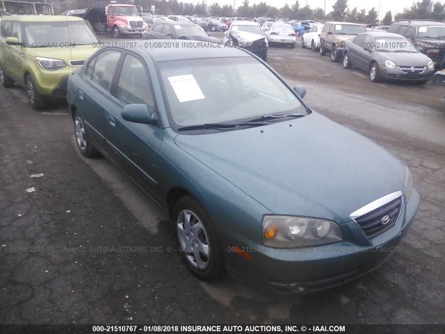 KMHDN46D56U282847 - 2006 HYUNDAI ELANTRA GLS/GT/LIMITED GREEN photo 1