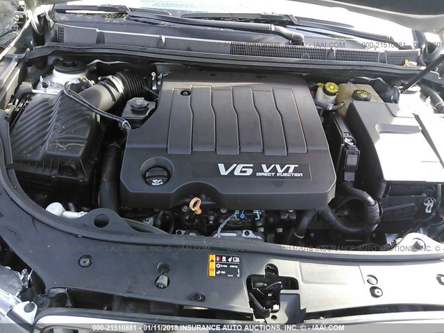 1G4GE5GD1BF312572 - 2011 BUICK LACROSSE CXS GRAY photo 10