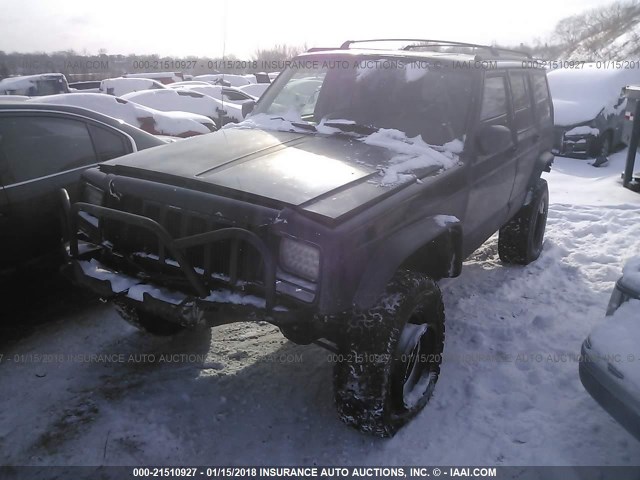 1J4FJ68S2WL171821 - 1998 JEEP CHEROKEE SPORT/CLASSIC შავი ფოტო 2