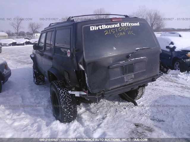 1J4FJ68S2WL171821 - 1998 JEEP CHEROKEE SPORT/CLASSIC შავი ფოტო 3