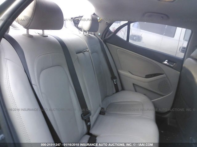 KNAGN4A72B5061680 - 2011 KIA OPTIMA EX/SX GRAY photo 8