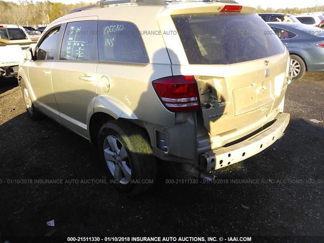 3D4PG5FV5AT119759 - 2010 DODGE JOURNEY SXT GOLD photo 3