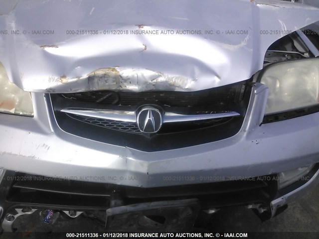 2HNYD187X3H502944 - 2003 ACURA MDX TOURING SILVER photo 6