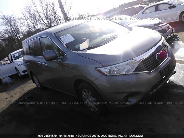 JN8AE2KP9C9045115 - 2012 NISSAN QUEST S/SV/SL/LE GRAY photo 1