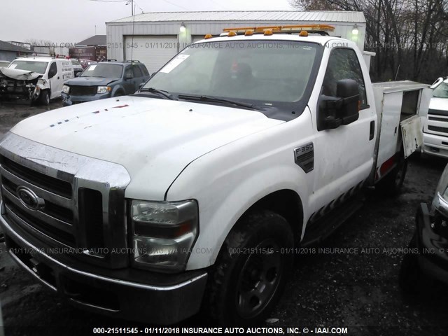 1FDWF3ER6AEA72483 - 2010 FORD F350 SUPER DUTY WHITE photo 2