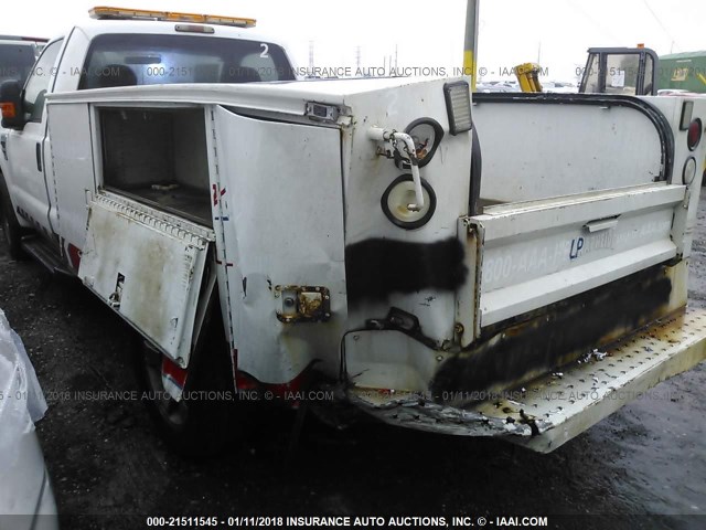 1FDWF3ER6AEA72483 - 2010 FORD F350 SUPER DUTY WHITE photo 6