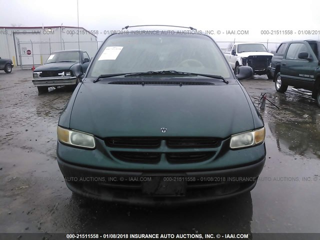 1B4GP44G8XB886850 - 1999 DODGE GRAND CARAVAN SE/SPORT GREEN photo 6