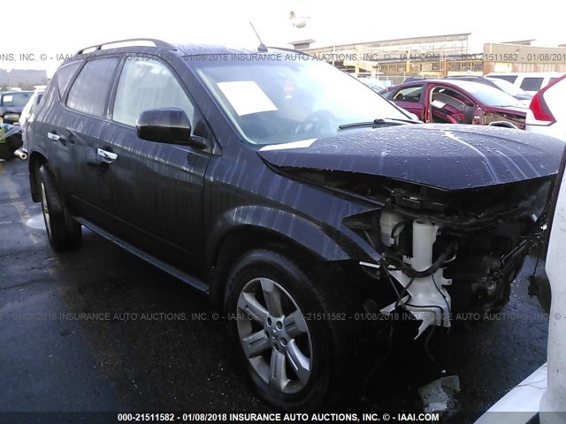 JN8AZ08W97W614432 - 2007 NISSAN MURANO SL/SE/S BLACK photo 1