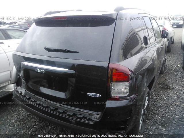 1C4NJDEB0GD802801 - 2016 JEEP COMPASS LATITUDE Schwarz Foto 4