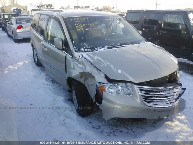 2C4RC1BG9CR345195 - 2012 CHRYSLER TOWN & COUNTRY TOURING GOLD photo 1