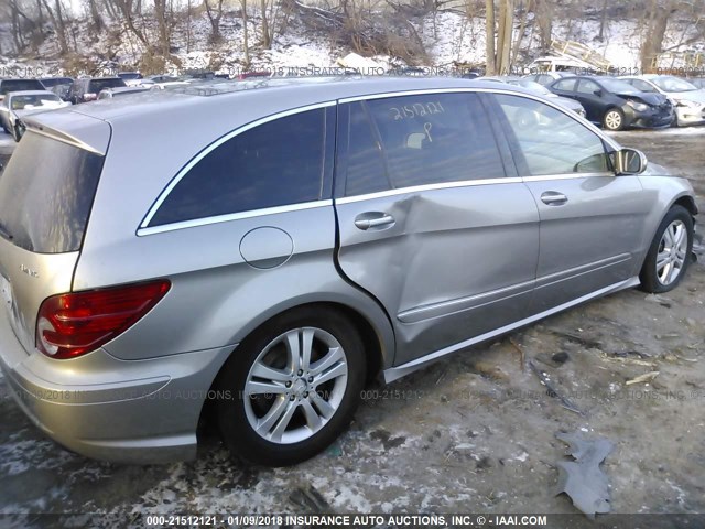 4JGCB65E38A073315 - 2008 MERCEDES-BENZ R 350 TAN photo 4