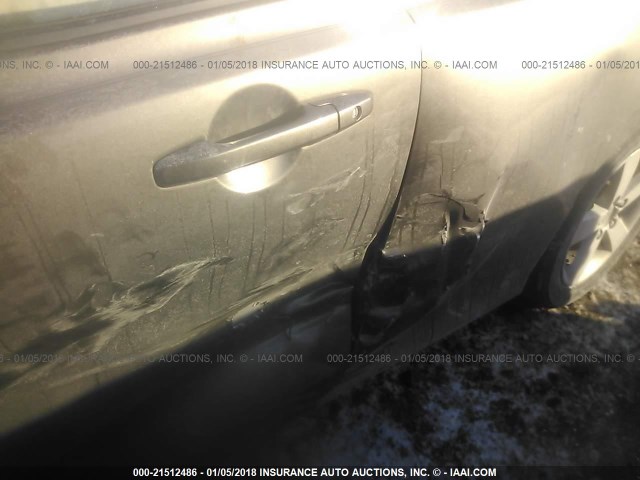 2HGFG12988H578072 - 2008 HONDA CIVIC EXL ნაცრისფერი ფოტო 6