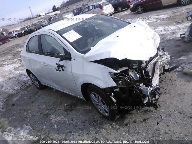 1G1JB5SG1H4150914 - 2017 CHEVROLET SONIC LS 白色 照片 1