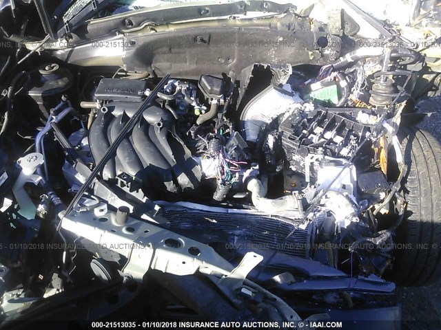 3N1CE2CP3EL402935 - 2014 NISSAN VERSA NOTE S/S PLUS/SV/SL BLACK photo 10