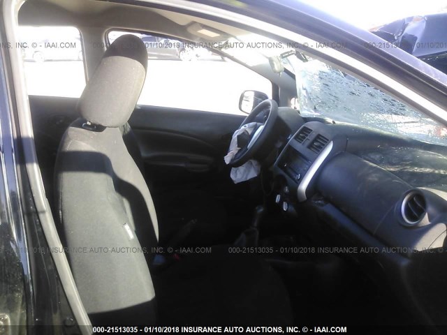 3N1CE2CP3EL402935 - 2014 NISSAN VERSA NOTE S/S PLUS/SV/SL BLACK photo 5