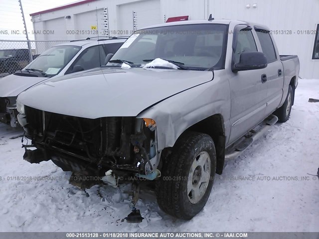 2GTEK13T661147111 - 2006 GMC NEW SIERRA K1500 SILVER photo 2